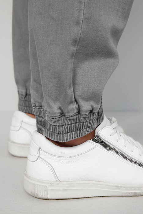 John. F. Gee Joggjeans, Straight Fit, 4-Pocket, Used-Optik, Schlupfbund