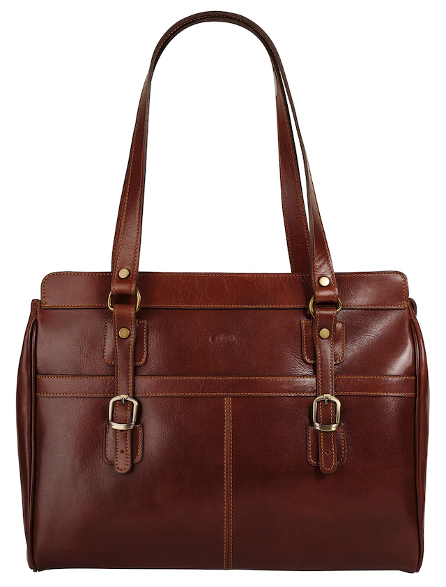 Piké Shopper echt Leder, Made in Italy