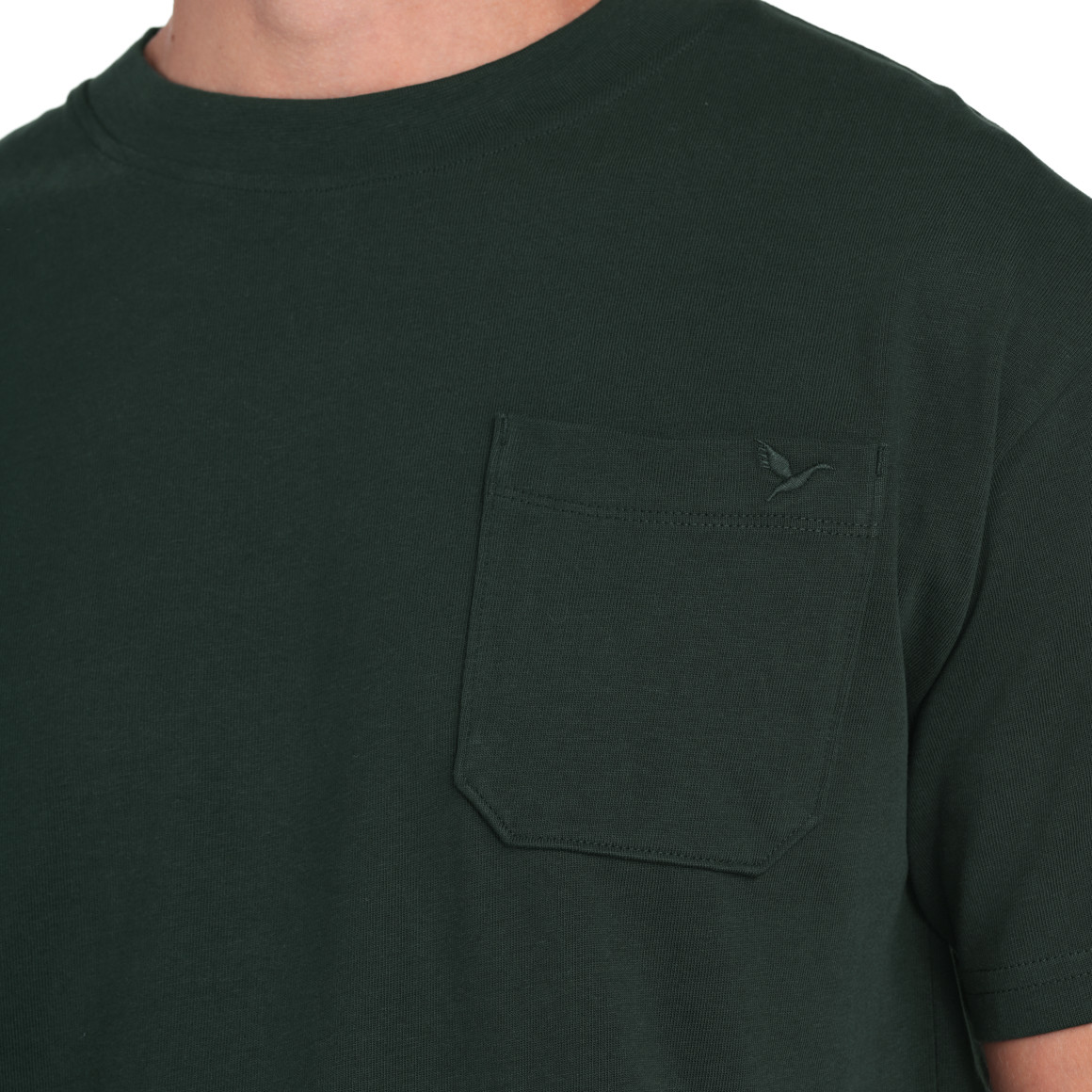 Jonas Nielsen Herren T-Shirt mit Brusttasche dunkelgrün