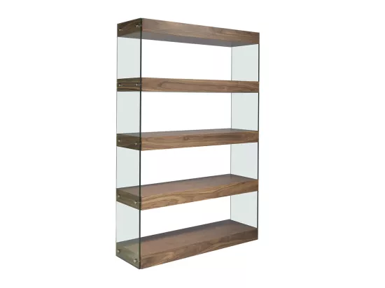 Étagère en noyer et verre 3091 ANGEL CERDA