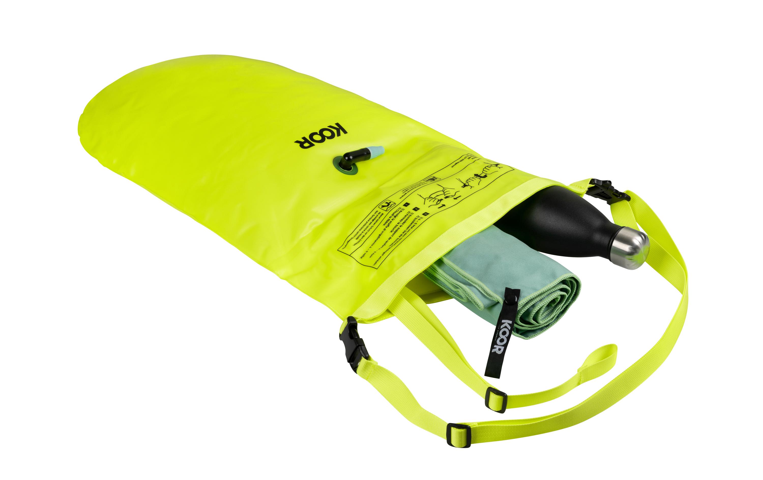 Schwimmboje Booa Giallo 20 lDry Bag und Schwimmboje in einem