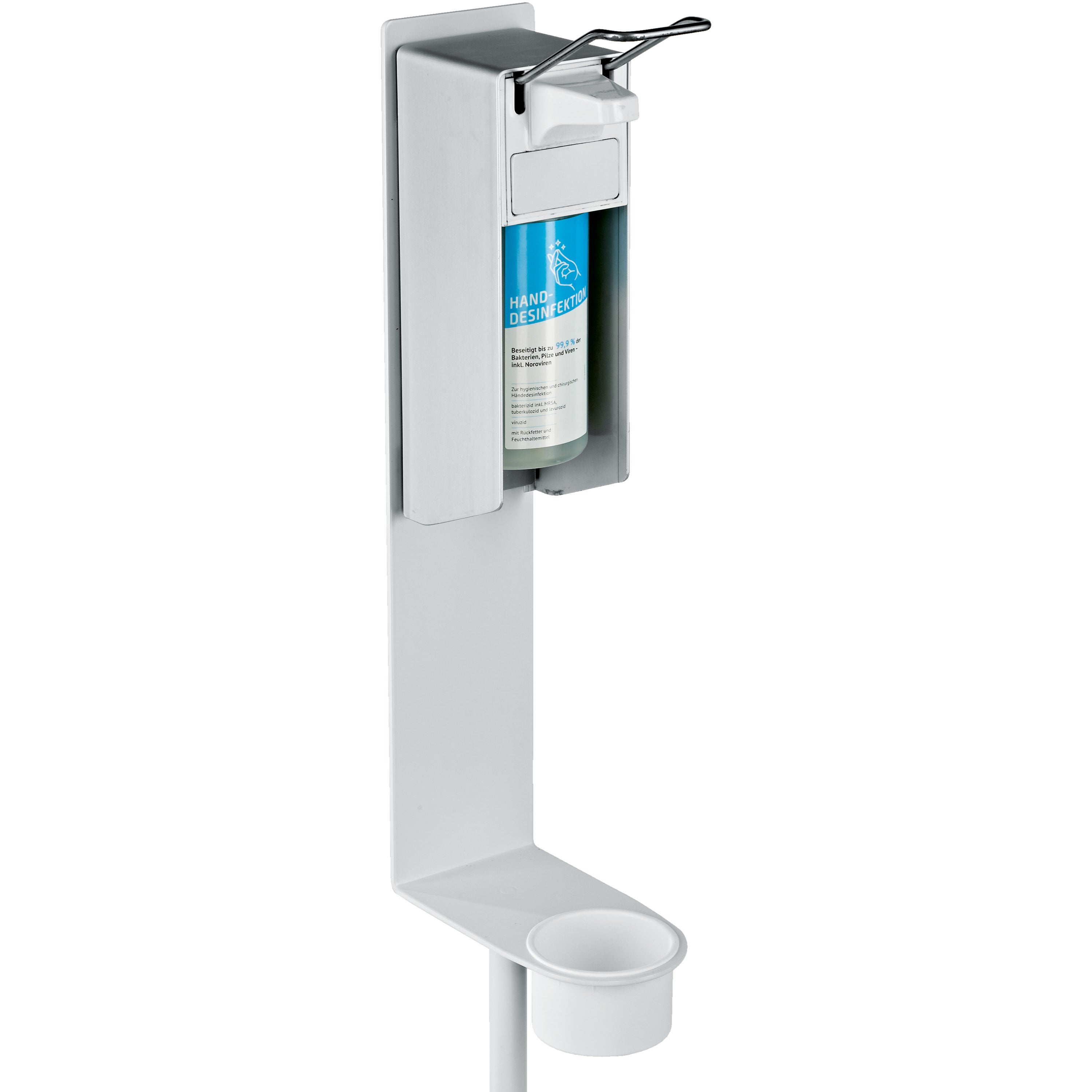 Konig & Meyer 80320 desinfectiemiddel statief voor eurodispenser (pure white)