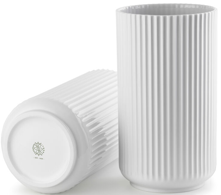 Lyngby Porcelæn Lyngbyvasen hvid Hvid
