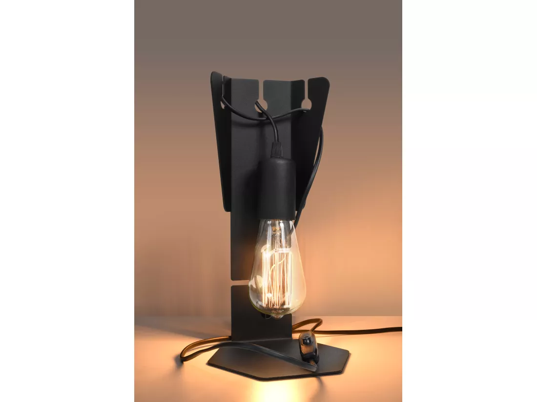 Sollux ARBY Lampe à poser design Noir E27