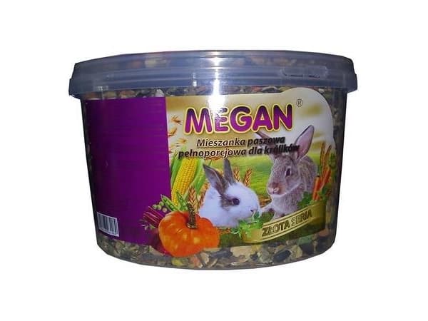 Megan 5906485082089, Matbit, 1,5 kg, Hamster, Kanin, granules, barley, wheat, sunflower seeds, peas, carob, corn crisps, parsley, red beet, dried...,