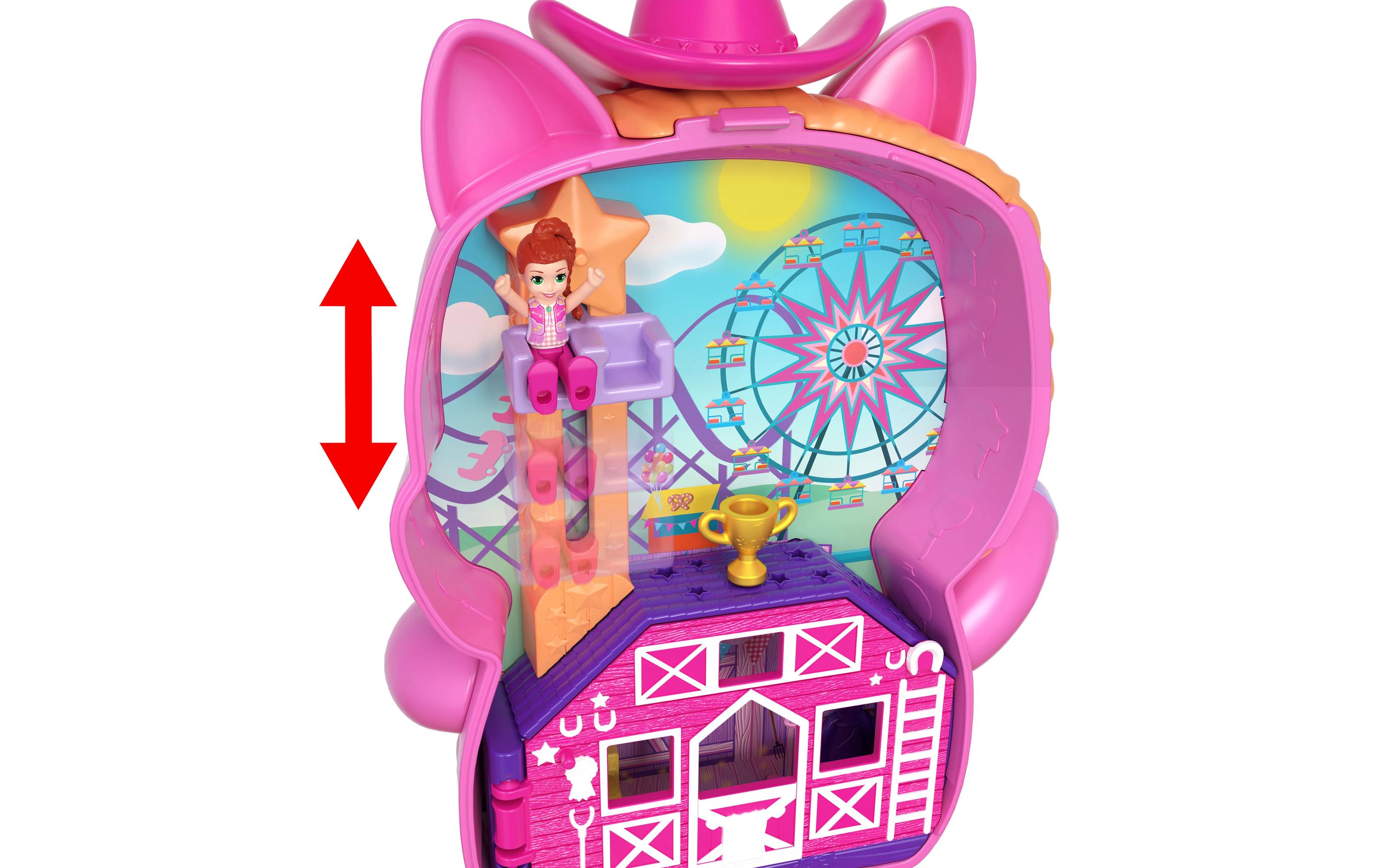 Spielset Pony Rodeo SchatulleSpielzeug für unterwegs mit Zubehör für Mode und Essen