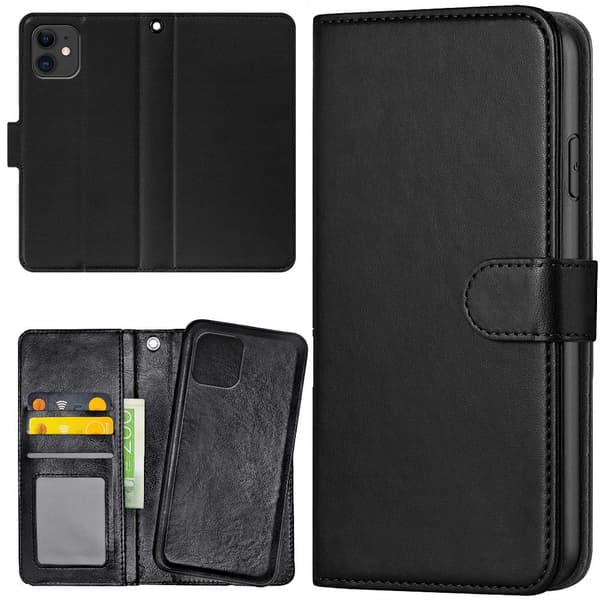 iPhone 12/12 Pro - Lommebok Deksel Svart
