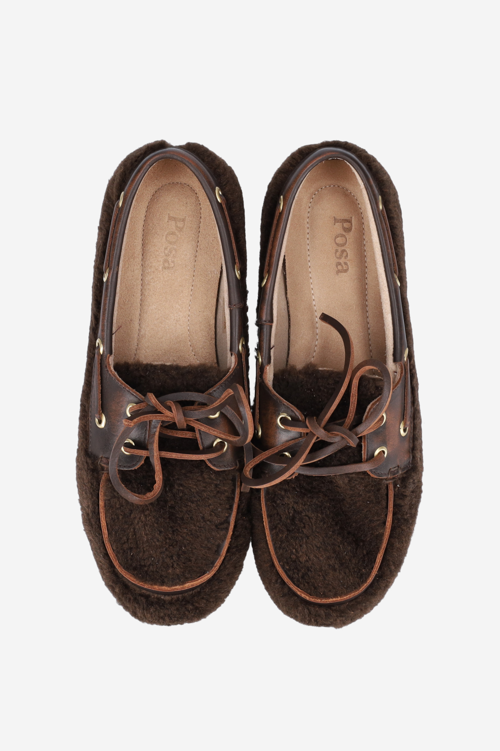 Boat alpina leather loafers