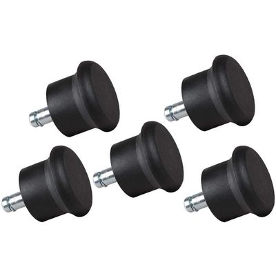 Jeu de 5 patins fixes - diamètre 11 mm