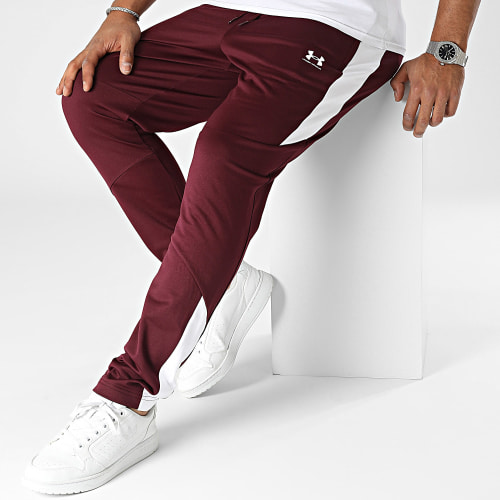 Pantalon Jogging Sportstyle Tricot Fashion Track 1373792 Bordeaux Blanc