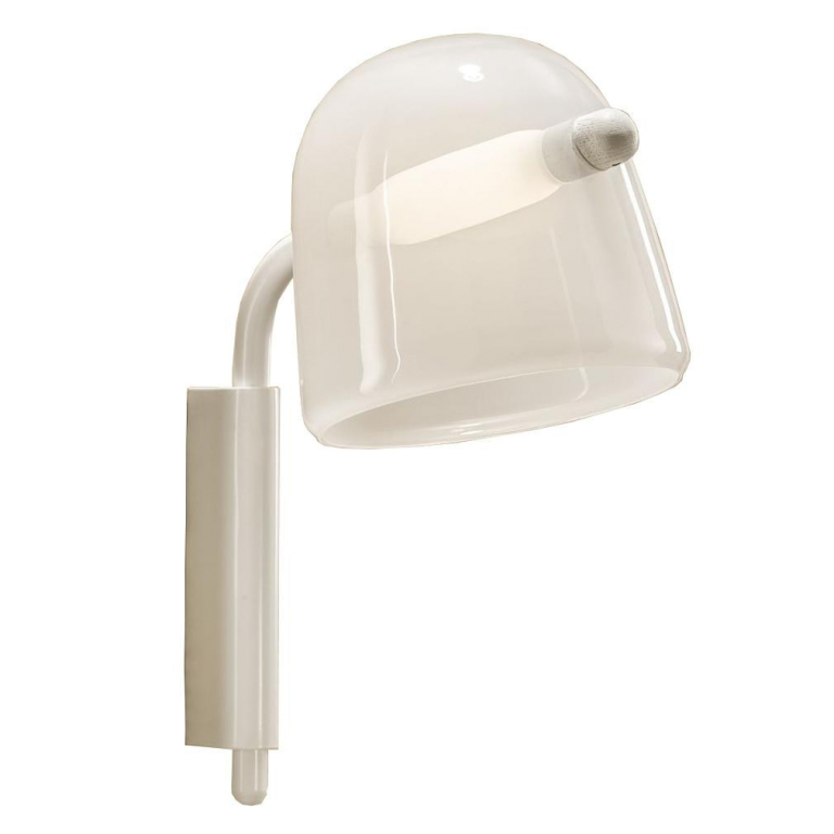 Brokis Mona wandlamp LED small opaline - wit