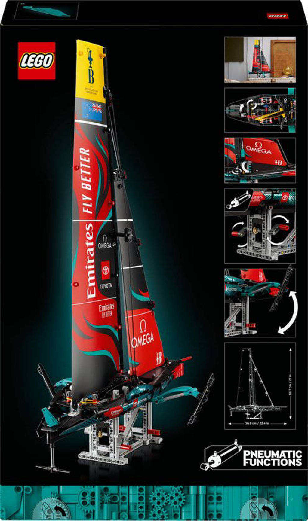 Emirates Team New Zealand AC75 jacht Decoratie Bouwpakket voor Volwassenen 42174 Technic