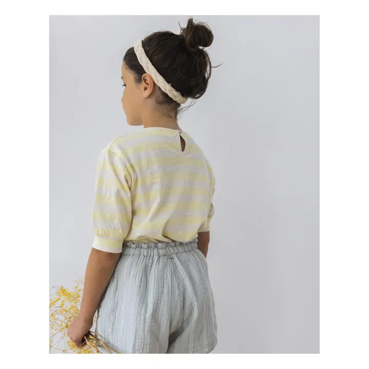 Búho Short Texturé Elastiqué | Gris clair