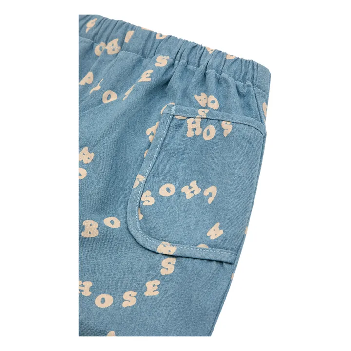 Bobo Choses Sarouel Denim Circle | Bleu jean
