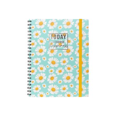 Legami - Carnet notebook 3-en-1 - A4 maxi - daisy