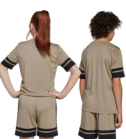 adidas Performance T-Shirt - Squadra25 - Blanch Cargo/Schwarz/Wa