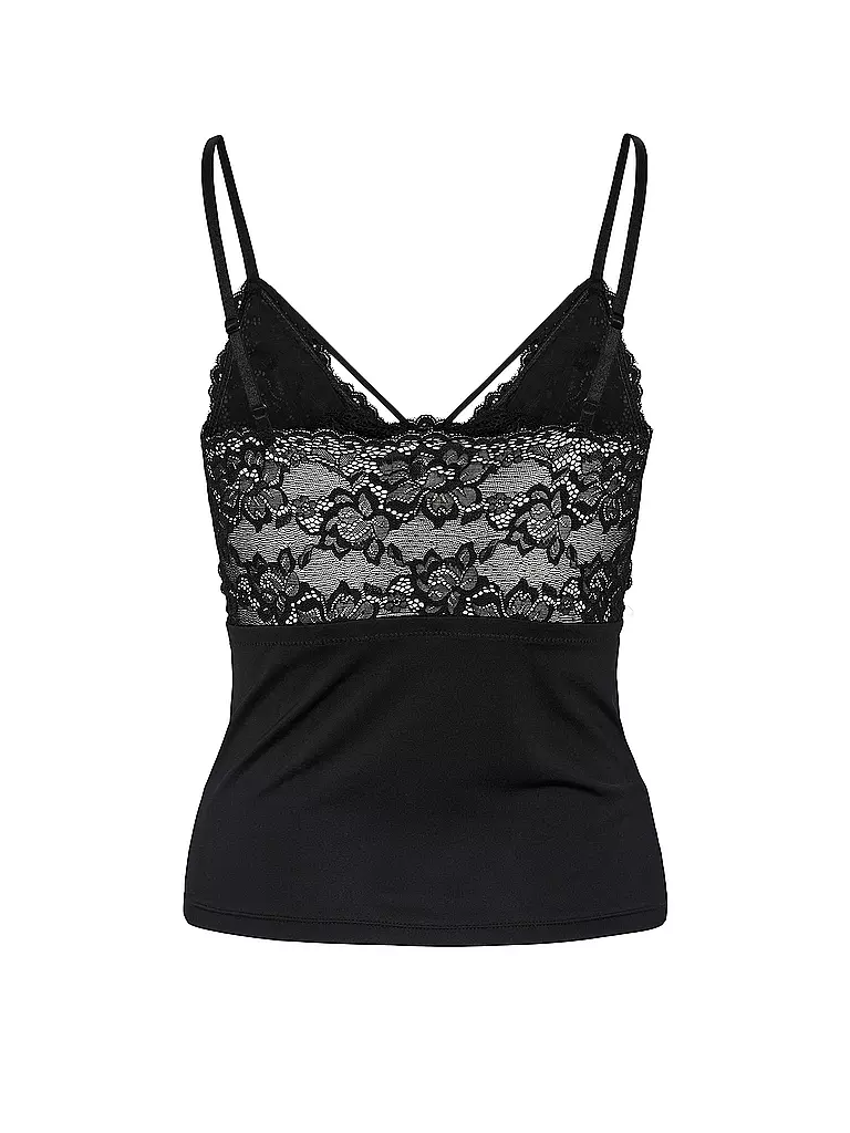PIECES Top PCNICHELLE schwarz