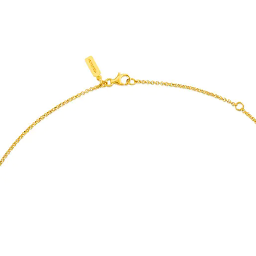 Gargantilha TOUS Chain com banho de ouro 18k sobre prata.