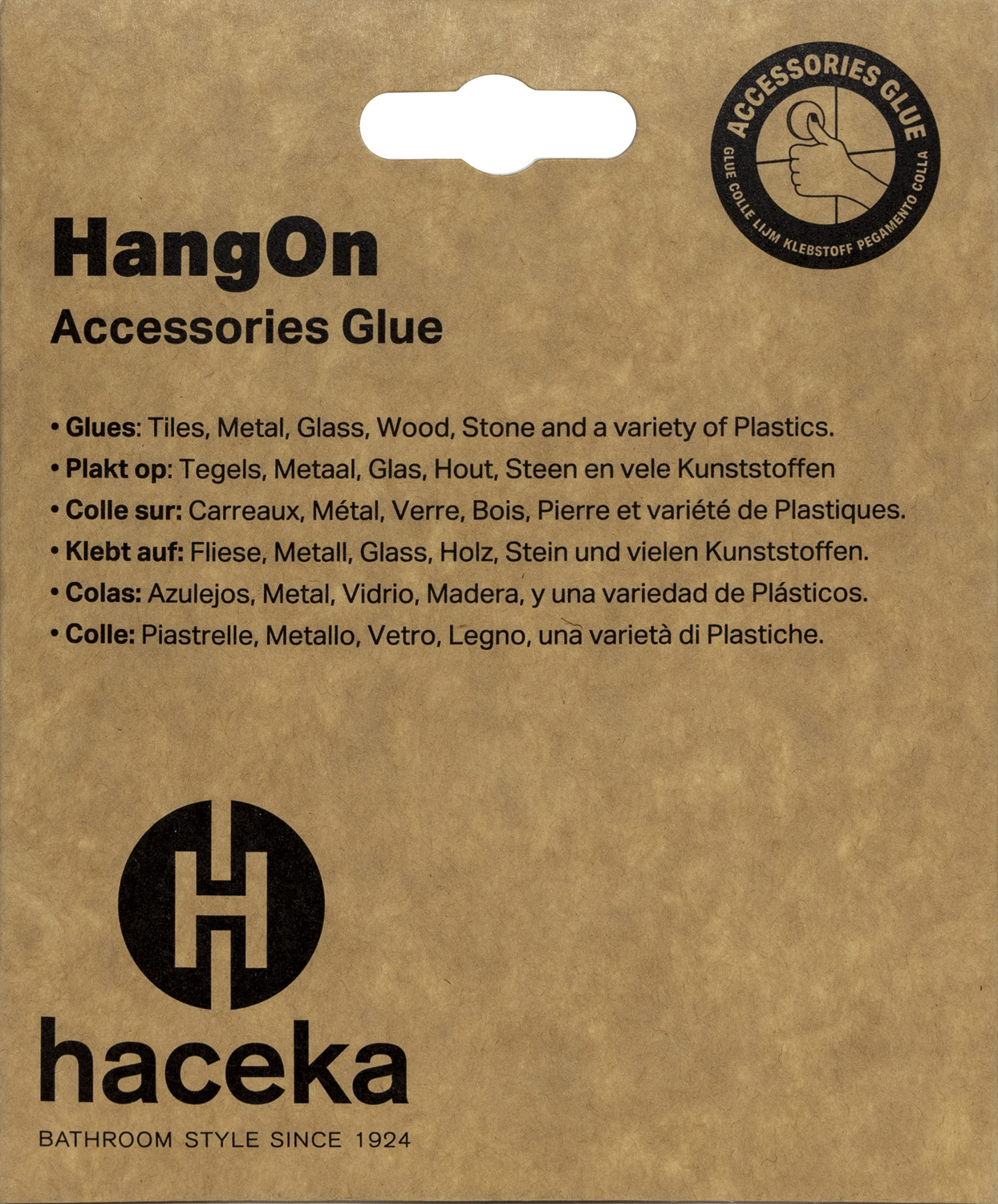 Haceka Hang On lijm t.b.v. accessoires