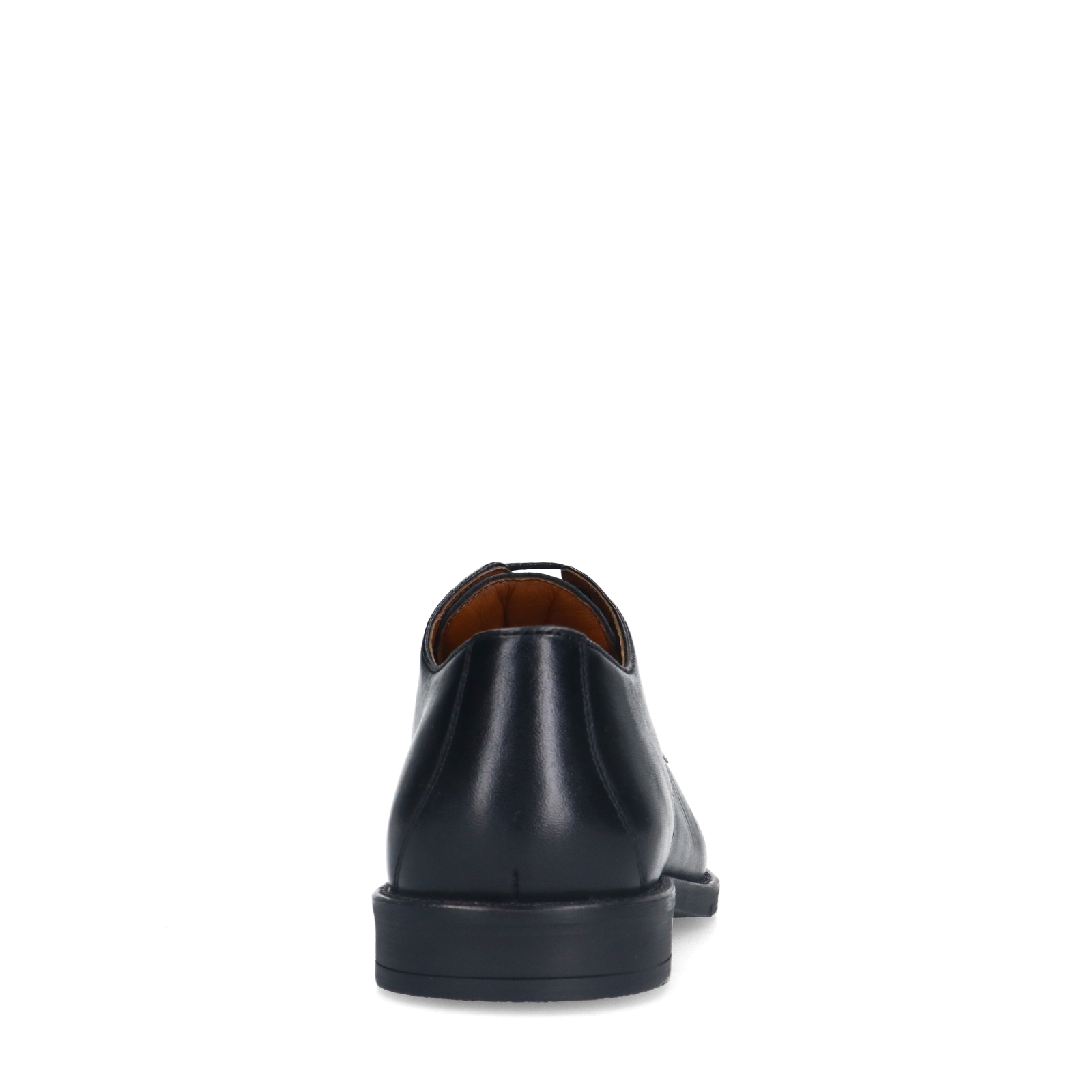 Zwarte leren veterschoenen