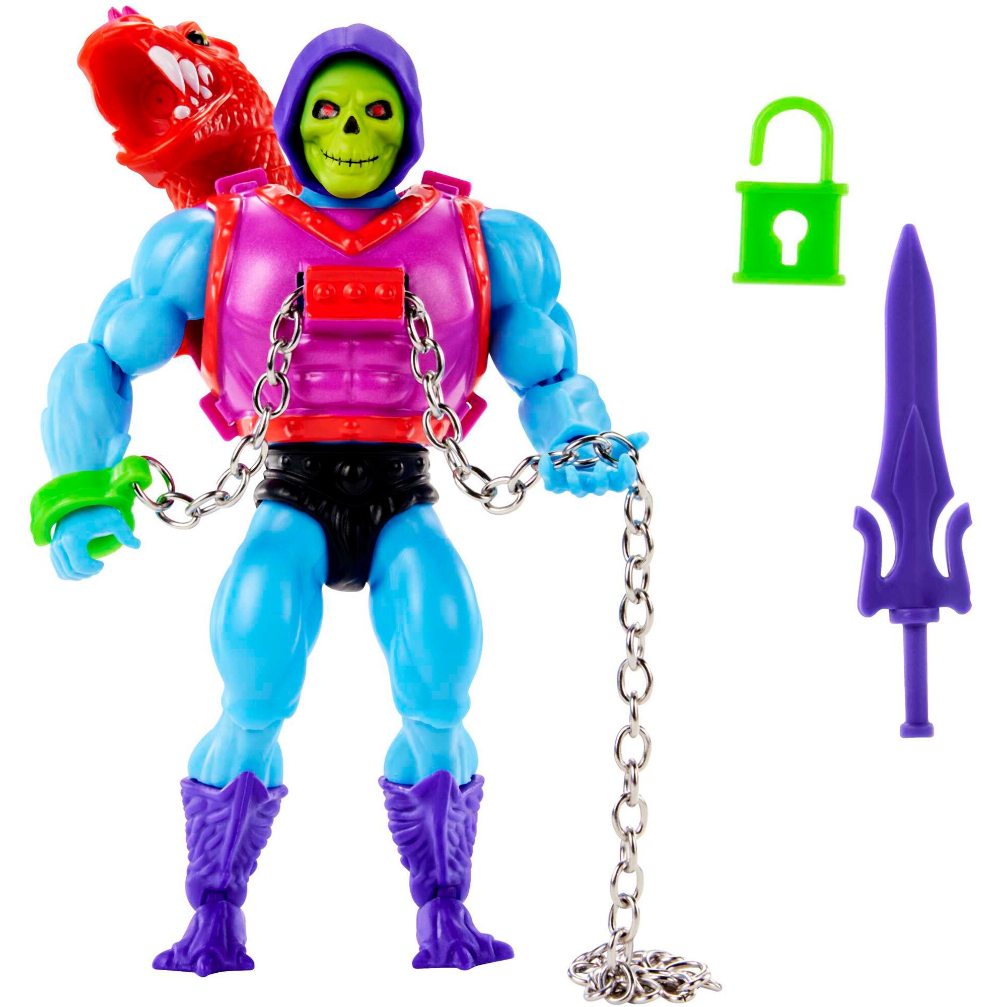Mattel Spielfigur Masters of the Universe Origins Actionfigur Deluxe Dragon Blaster Skeletor