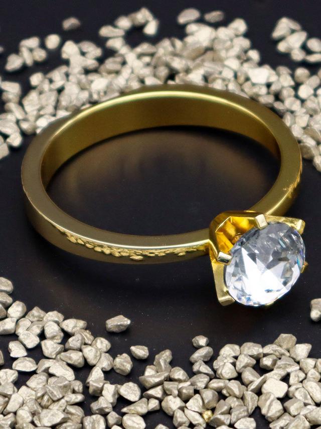 Serviettenring Diamant mit Box, 4er-Set