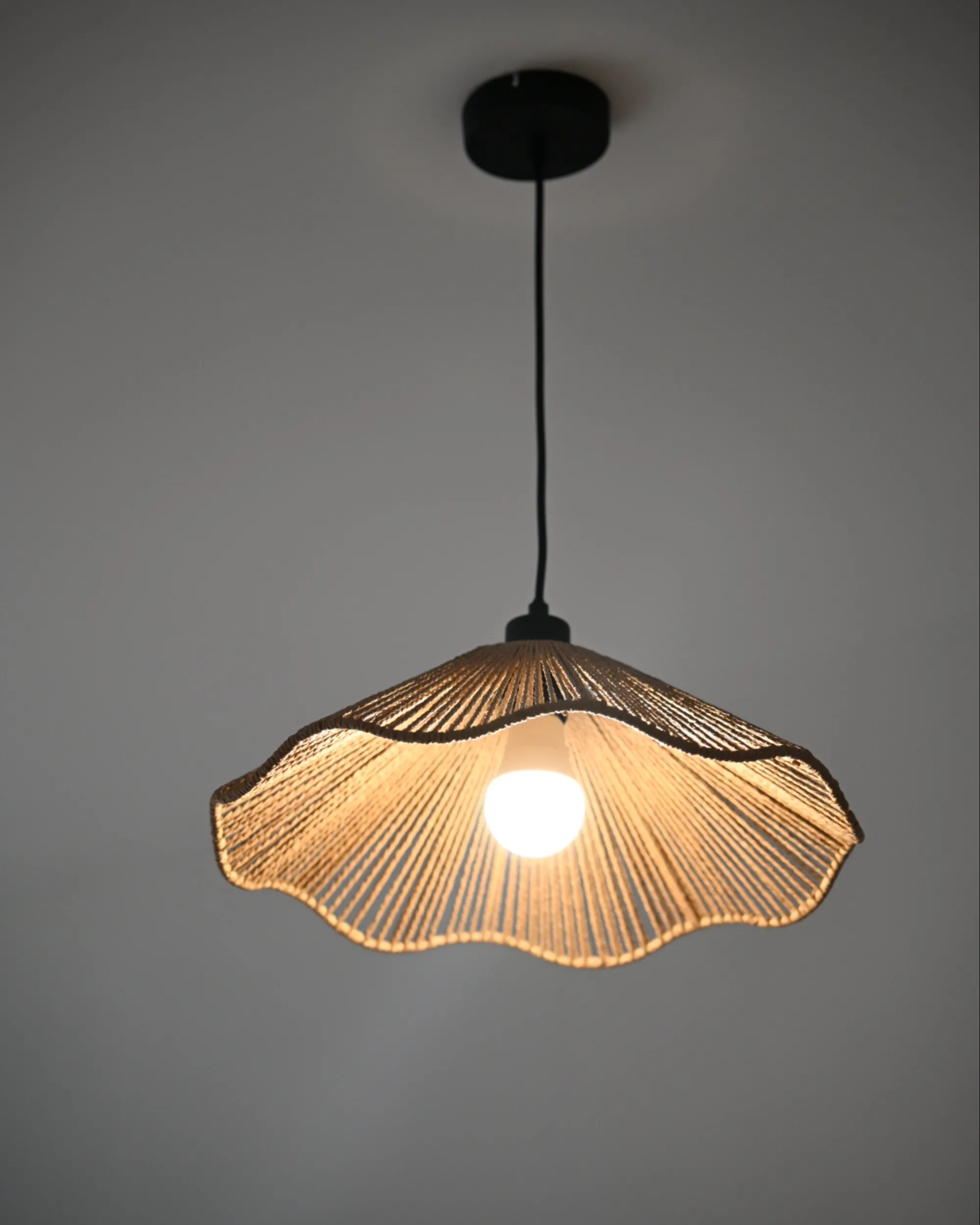 Hanglamp MIGORI Papier Natuurlijk