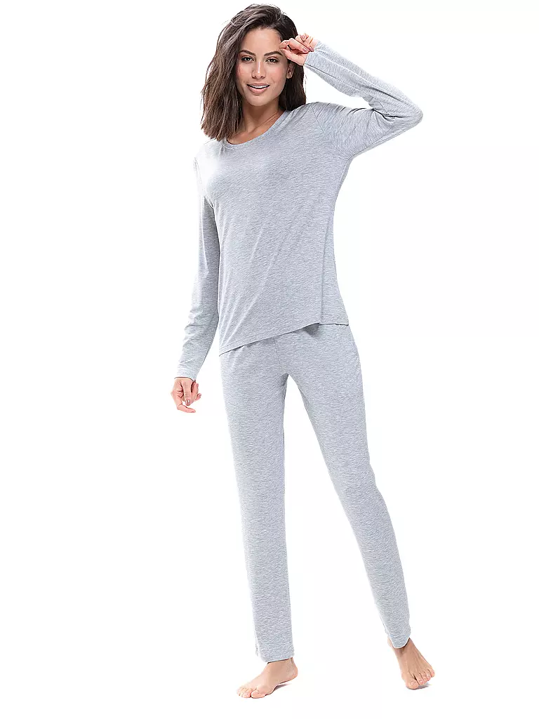 MEY Loungewear Hose VIVIANA grau
