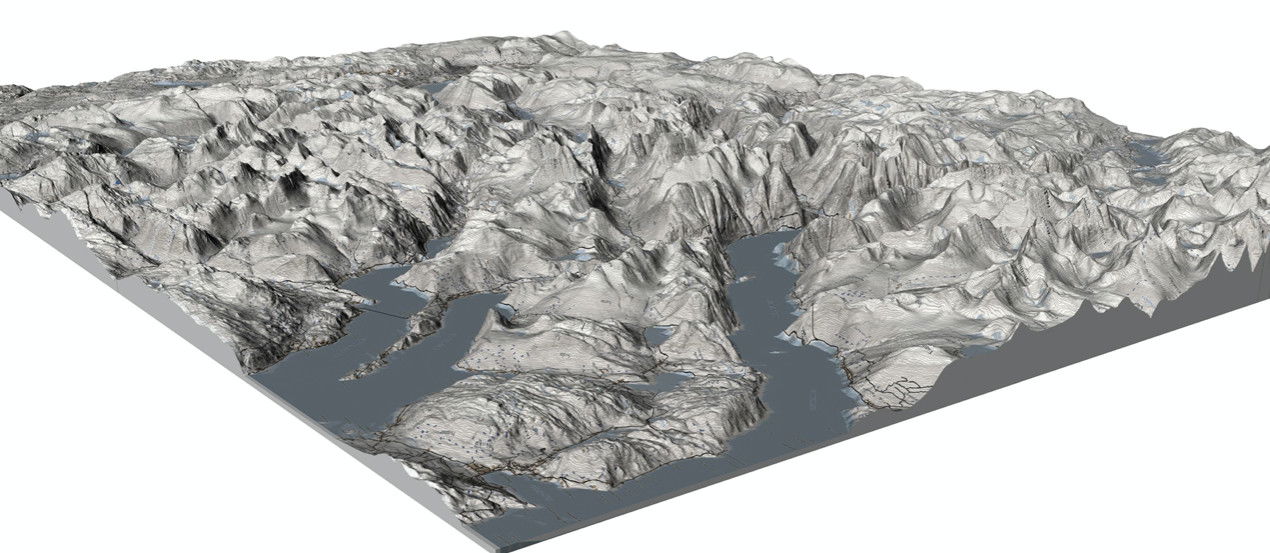 Ekte Kart Trollheimen 3D