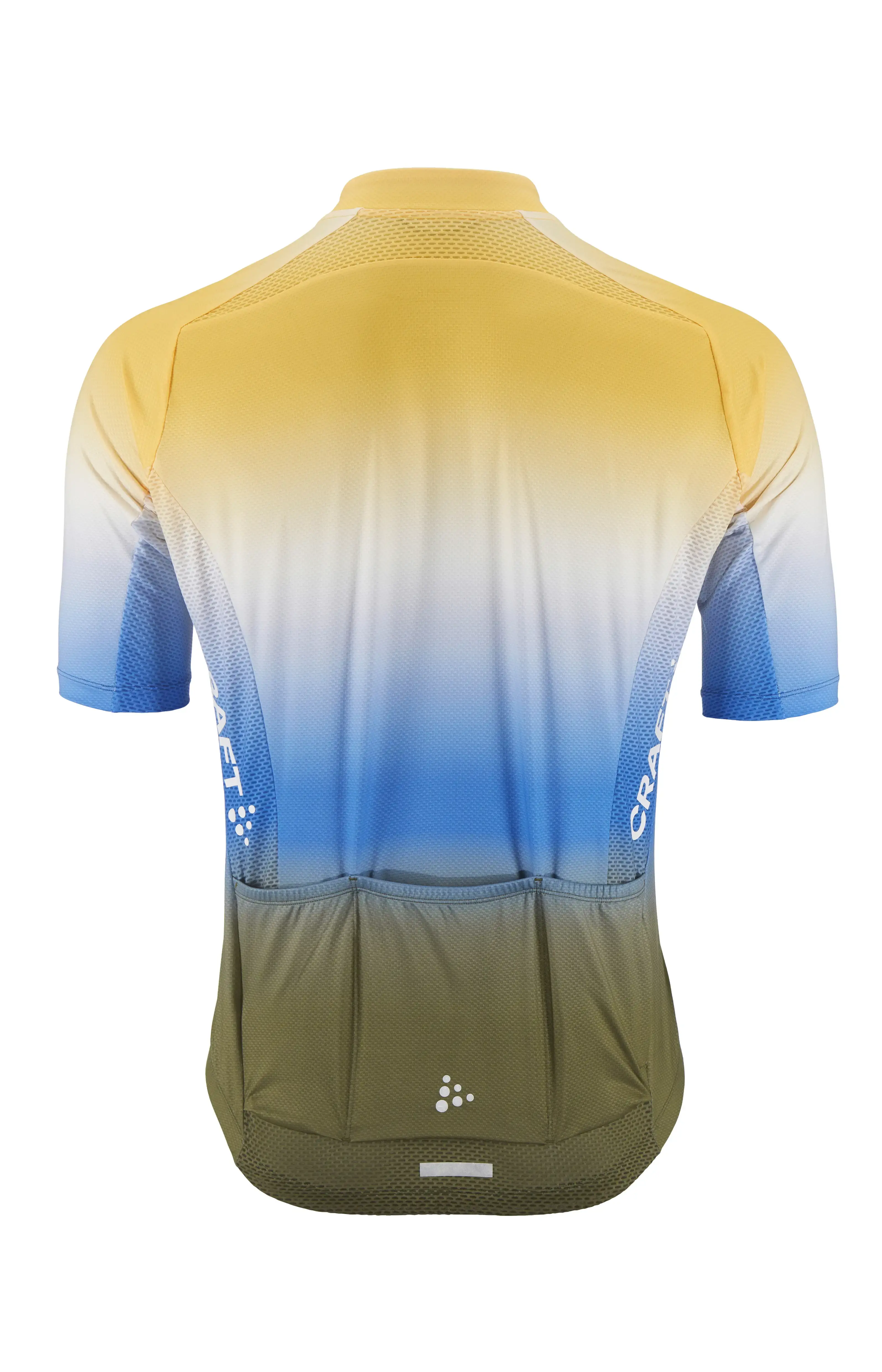 Craft ADV Endurance Graphic Fietsshirt Korte Mouwen Oranje/Blauw/Groen Heren