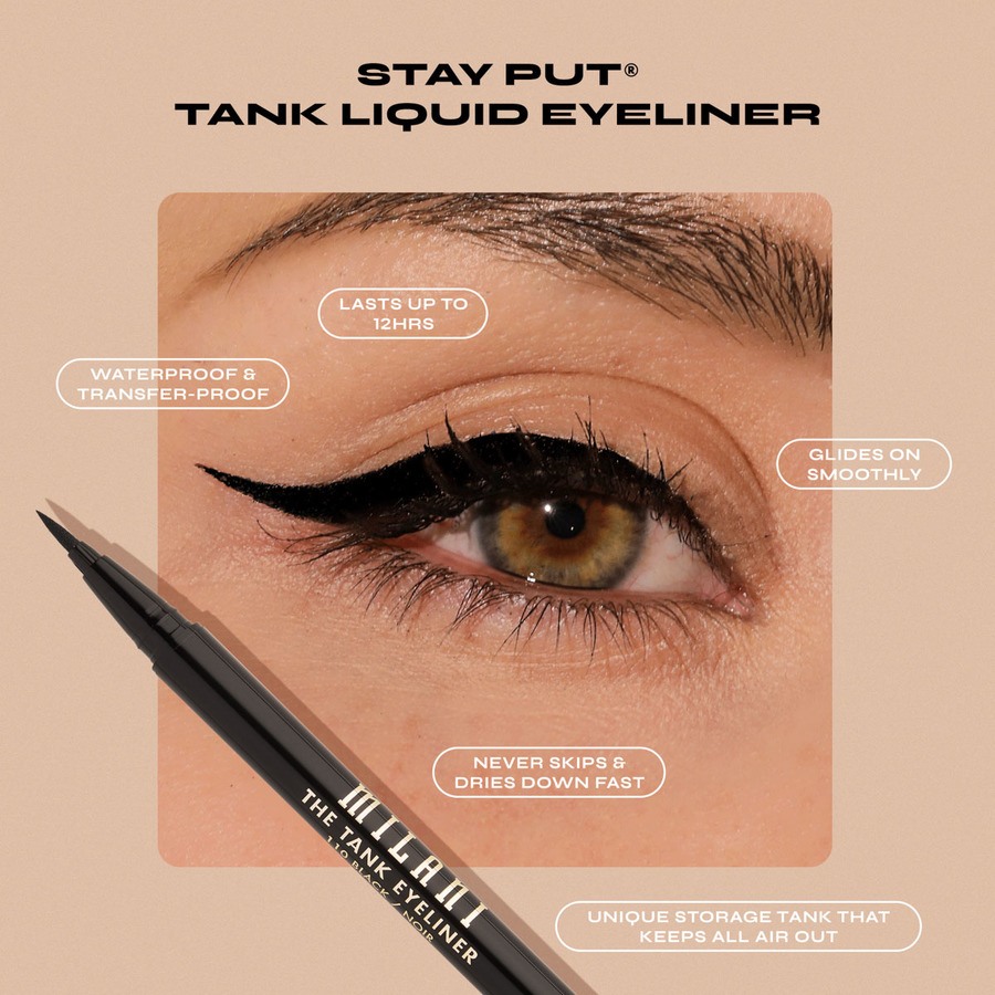 Milani Cosmetics Stay Put Tank Liquid Eyeliner 0,55ml