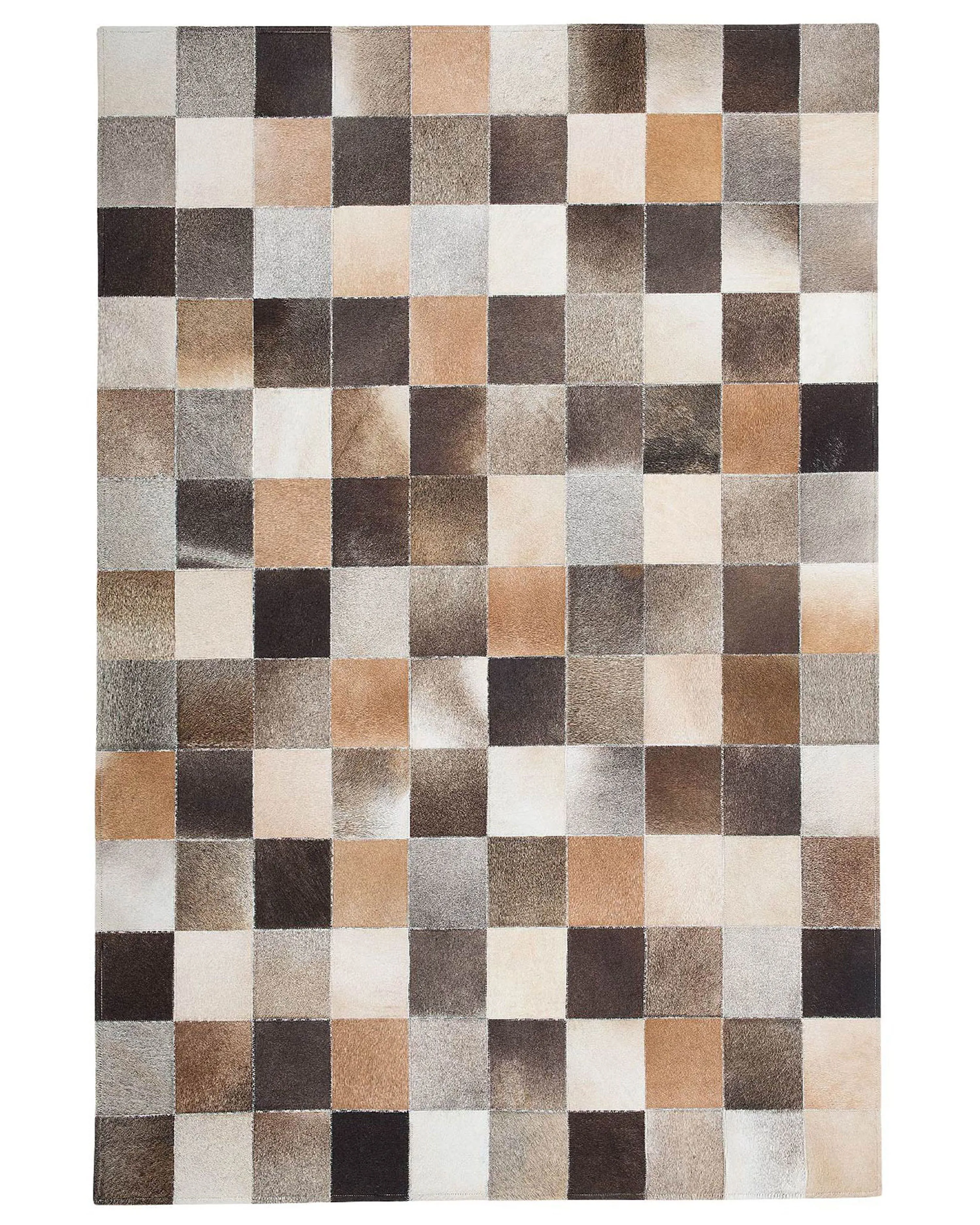 Vloerkleed SOKE Bruin 200 x 300 cm Leer
