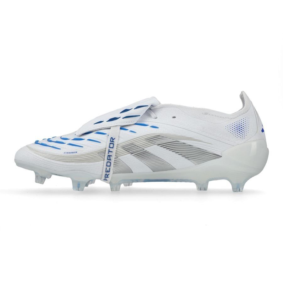 adidas Predator Elite Fold-over Tongue FG Polar Victory - Blanc/Argenté/Bleu