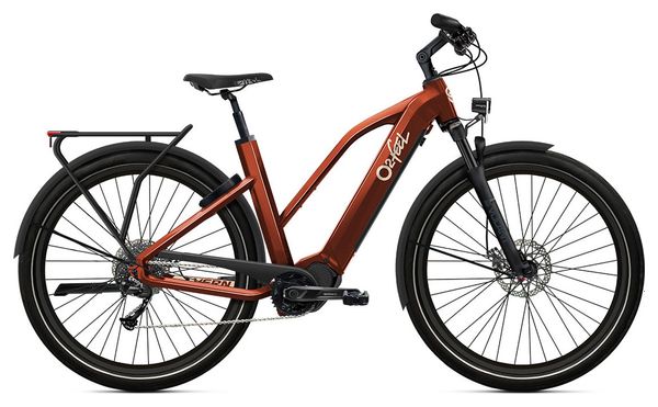 Vélo de Ville Électrique O2 Feel Urban Vern 7.2 Mid Shimano Alivio 9V 720 Wh 27.5'' Bronze