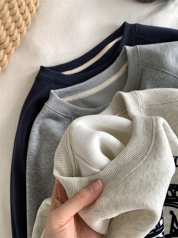 dormsoon - Sweatshirt met ronde hals en grafische print