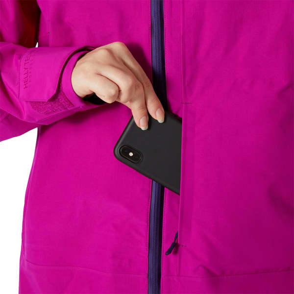 Veste de ski HELLY HANSEN W SOGN SHELL JACKET MAGENTA 2.0