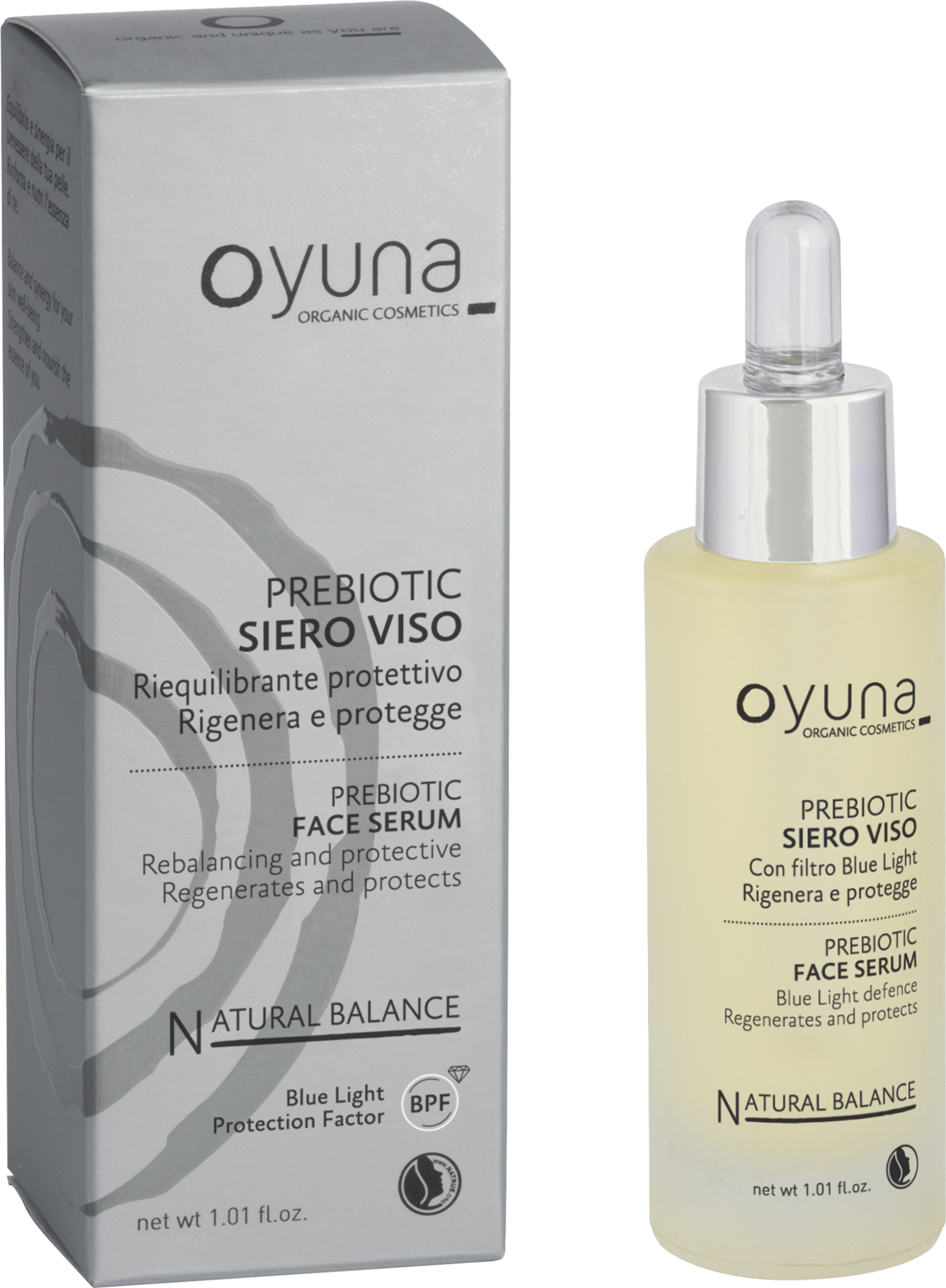 Oyuna  Natural Balance Präbiotisches Gesichtsserum, 30 ml