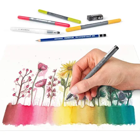 STAEDTLER® Blumen Aquarell Set