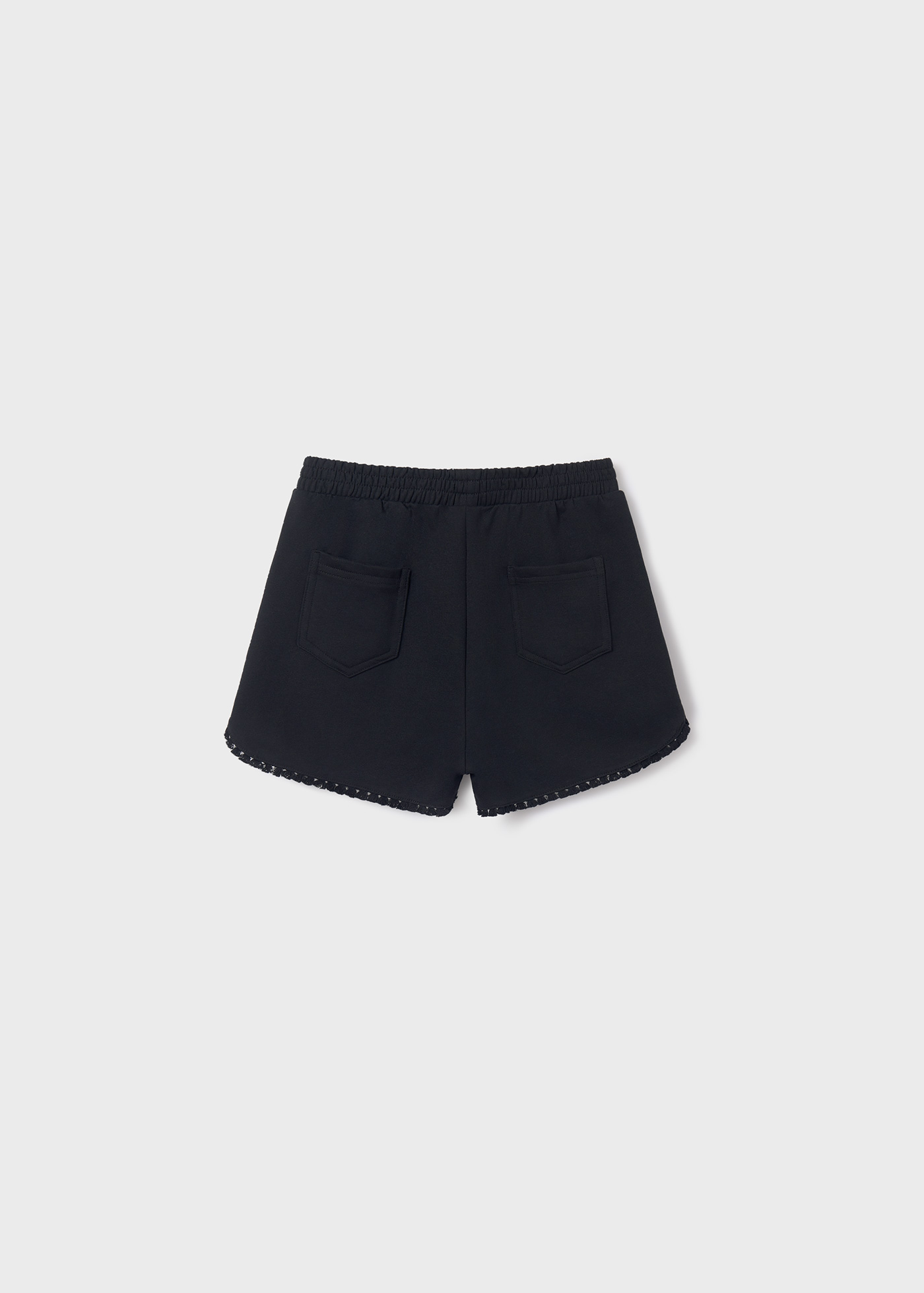 Shorts de lã Better Cotton para meninas, cor canela.