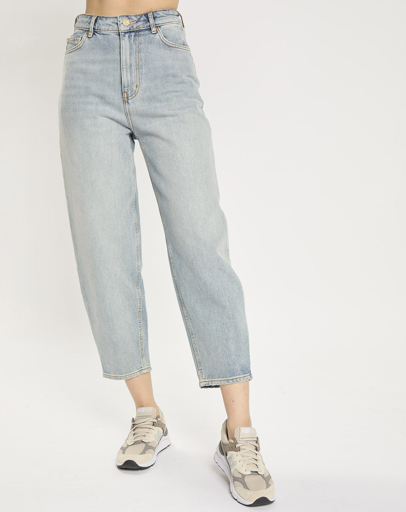 Scotch & Soda Jean 100% Coton Bio Ballon bleu clair