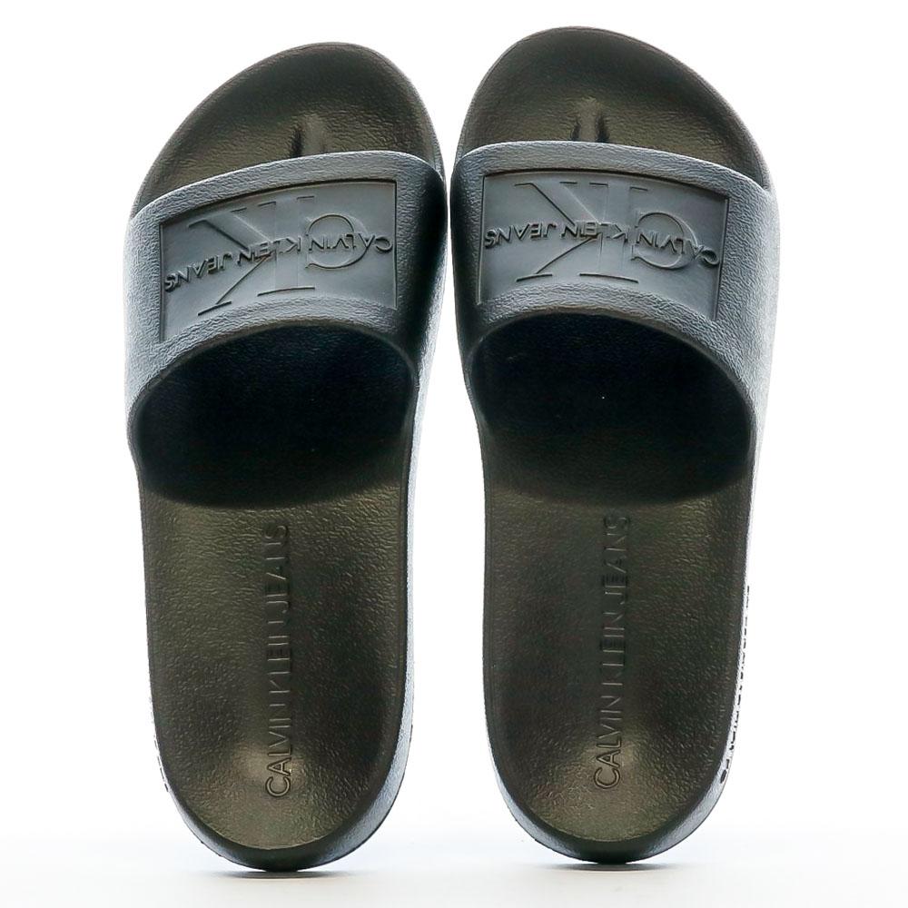 Calvin Klein Jeans Claquettes Noires Femme Calvin Klein Jeans Debos