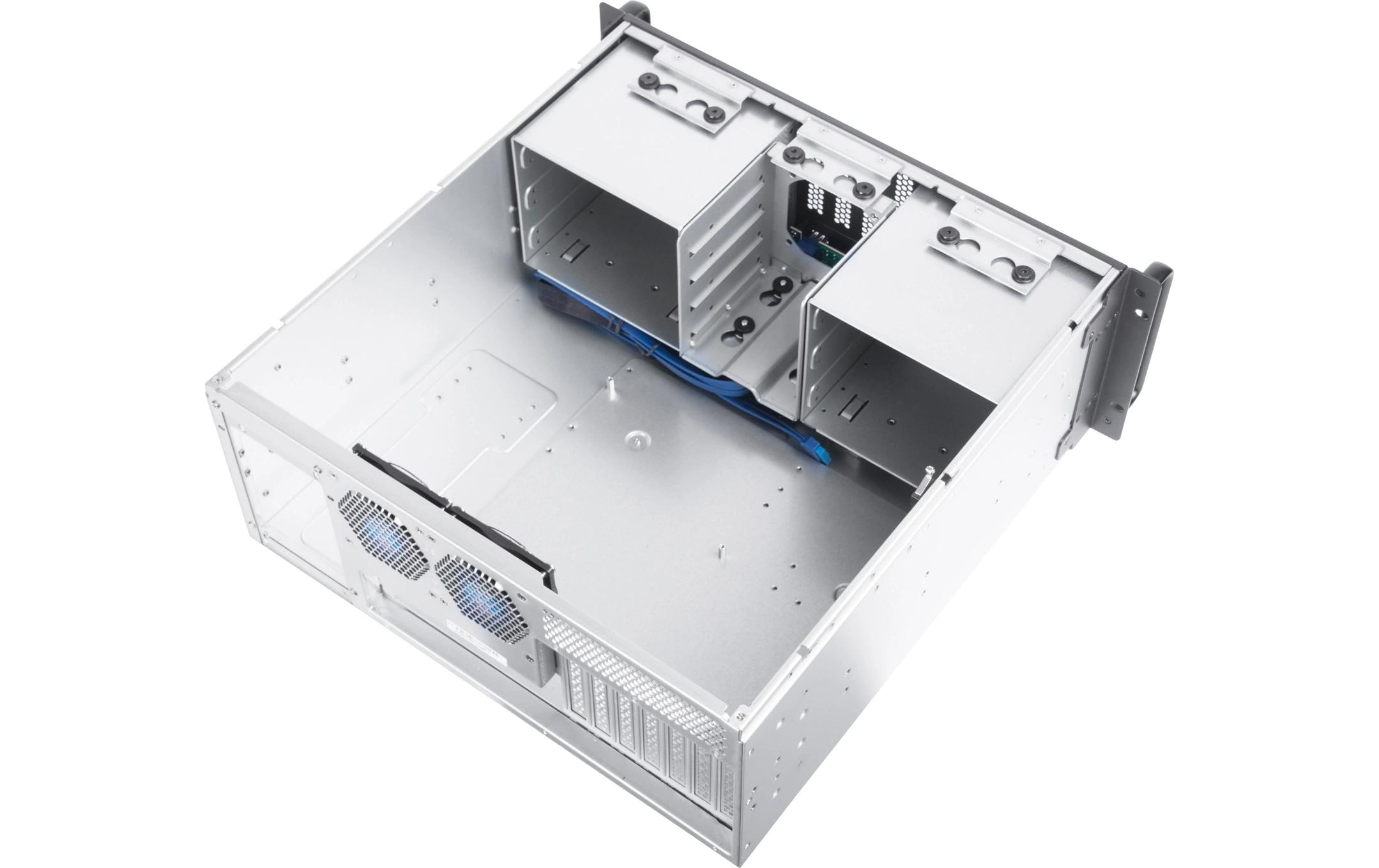 Gehäuse RM41-506<br>Rackmount-Gehäuse mit zwei vorinstallierten 80-mm-PWM-Lüftern