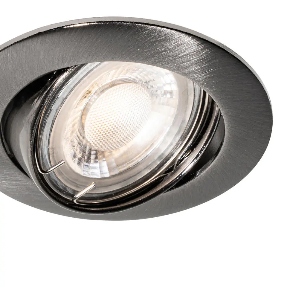 Qazqa inbouwspots cisco gunmetal gu10