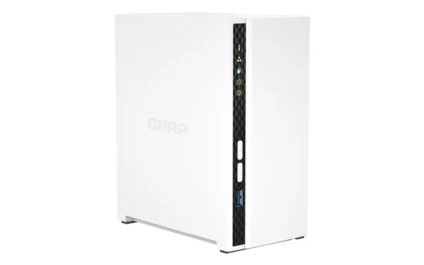 QNAP TS-233 - NAS-server - 2 bays - SATA 6Gb/s - RAID 0, 1, JBOD - RAM 2 GB - Gigabit Ethernet - iSCSI support