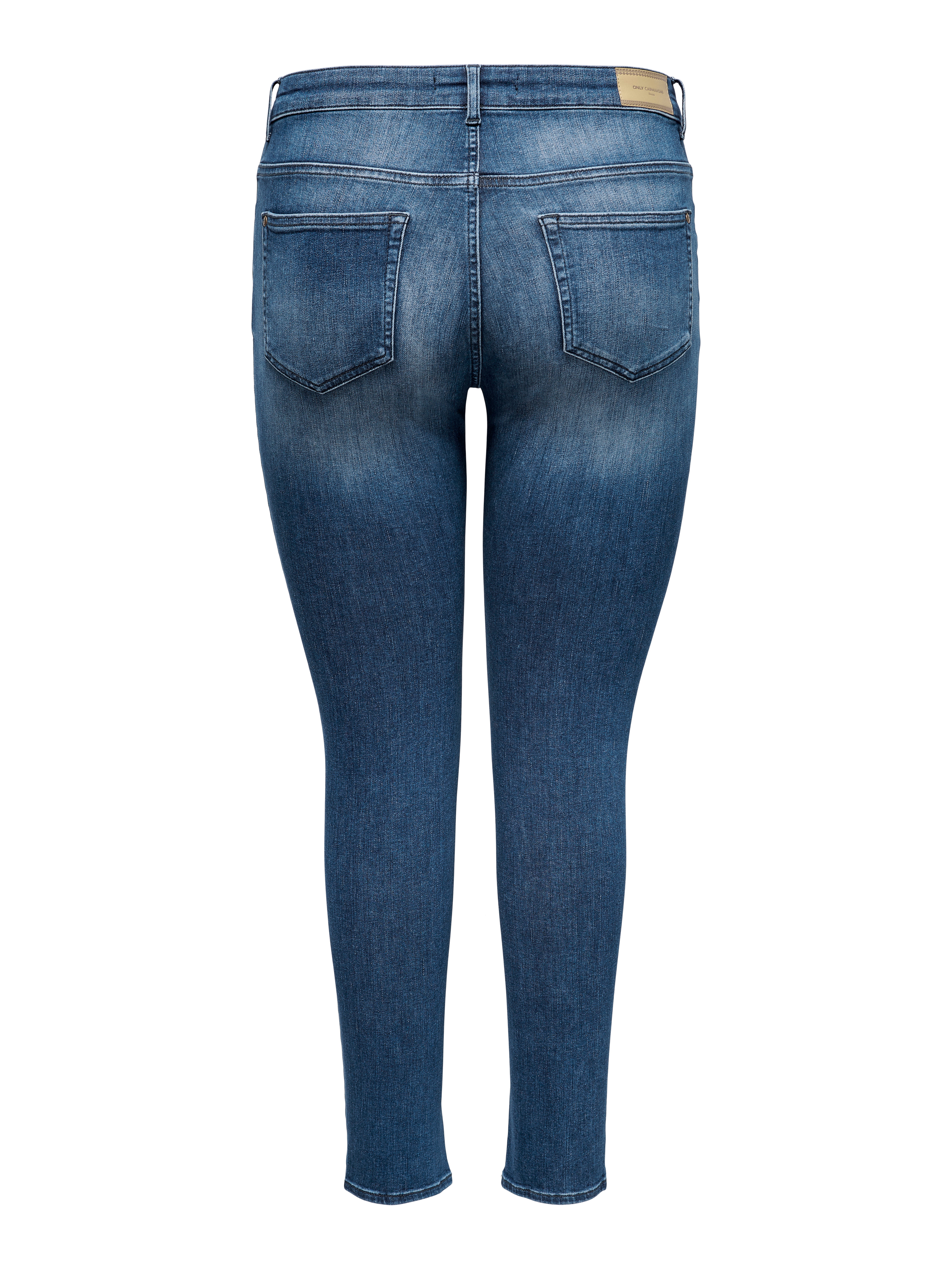 CARWILLY Mittlere Taille Skinny Fit Jeans Medium Blue Denim