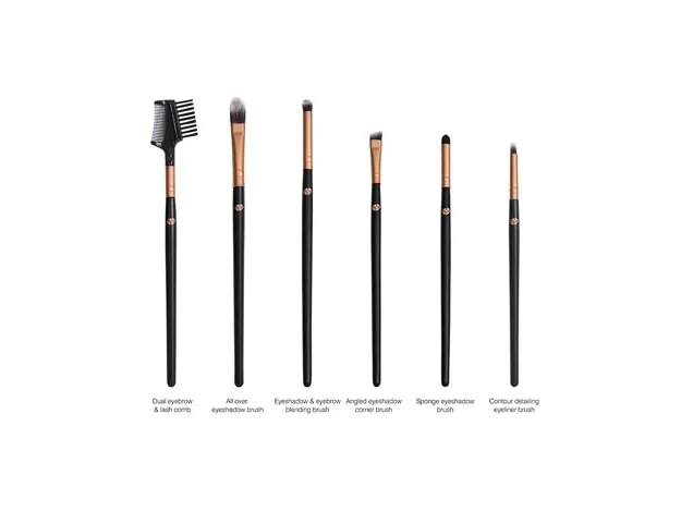 RIO Beauty A set of 6 brushes for eye makeup