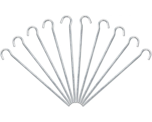 Gegalvaniseerde tentharingen, 10 stuks, 30 cm