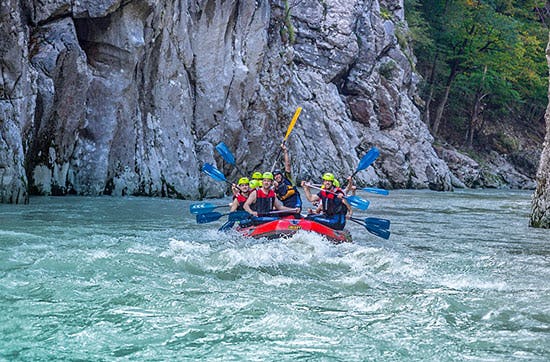 Rafting Entenlochklamm als Geschenk