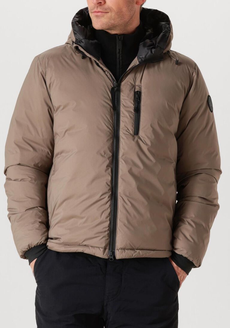 taupe canada goose jassen lodge hoody r black disc