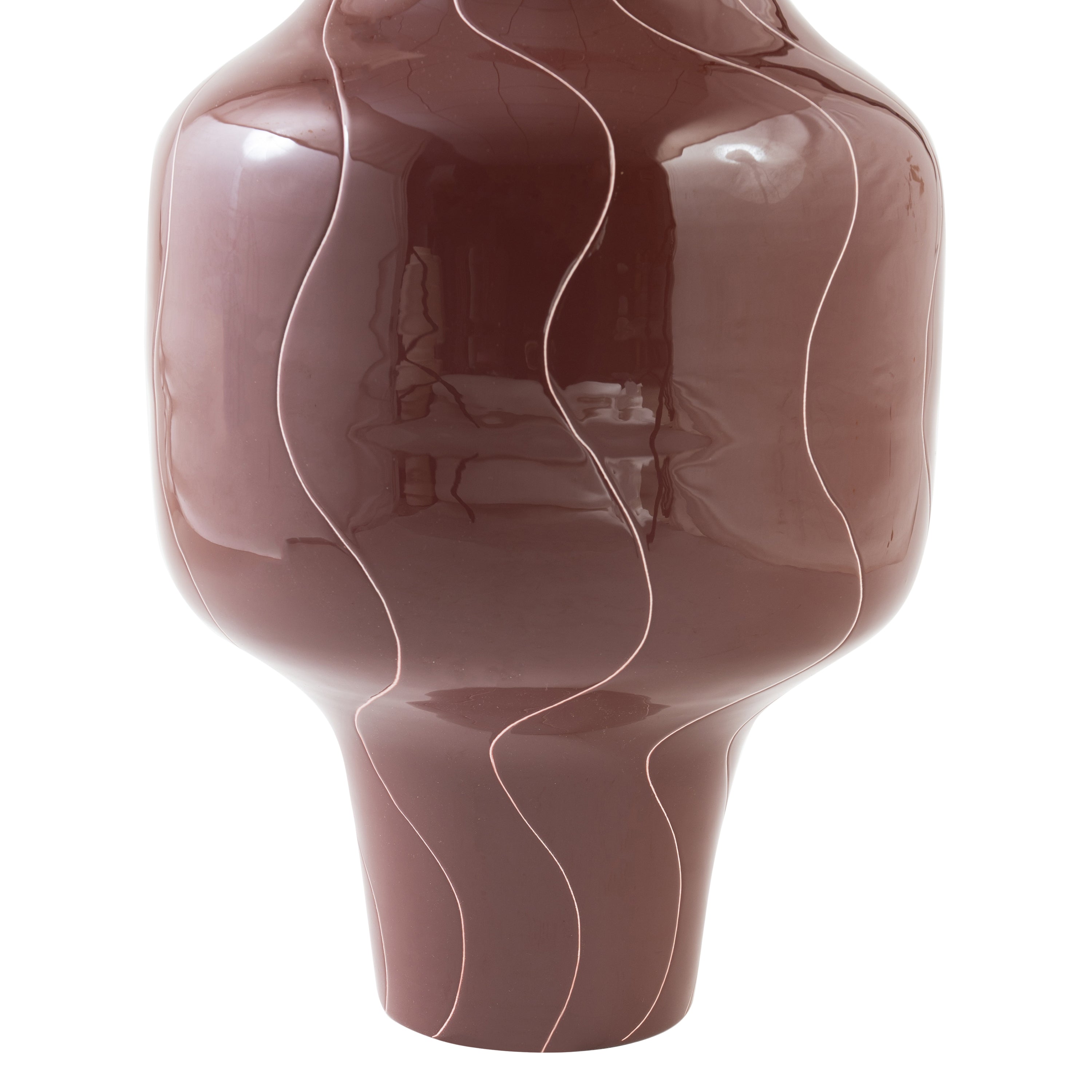 by fonQ Spire Vaas Ã 31 cm - Hot Chocolate